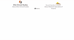 Desktop Screenshot of eliteclinicalstudies.com